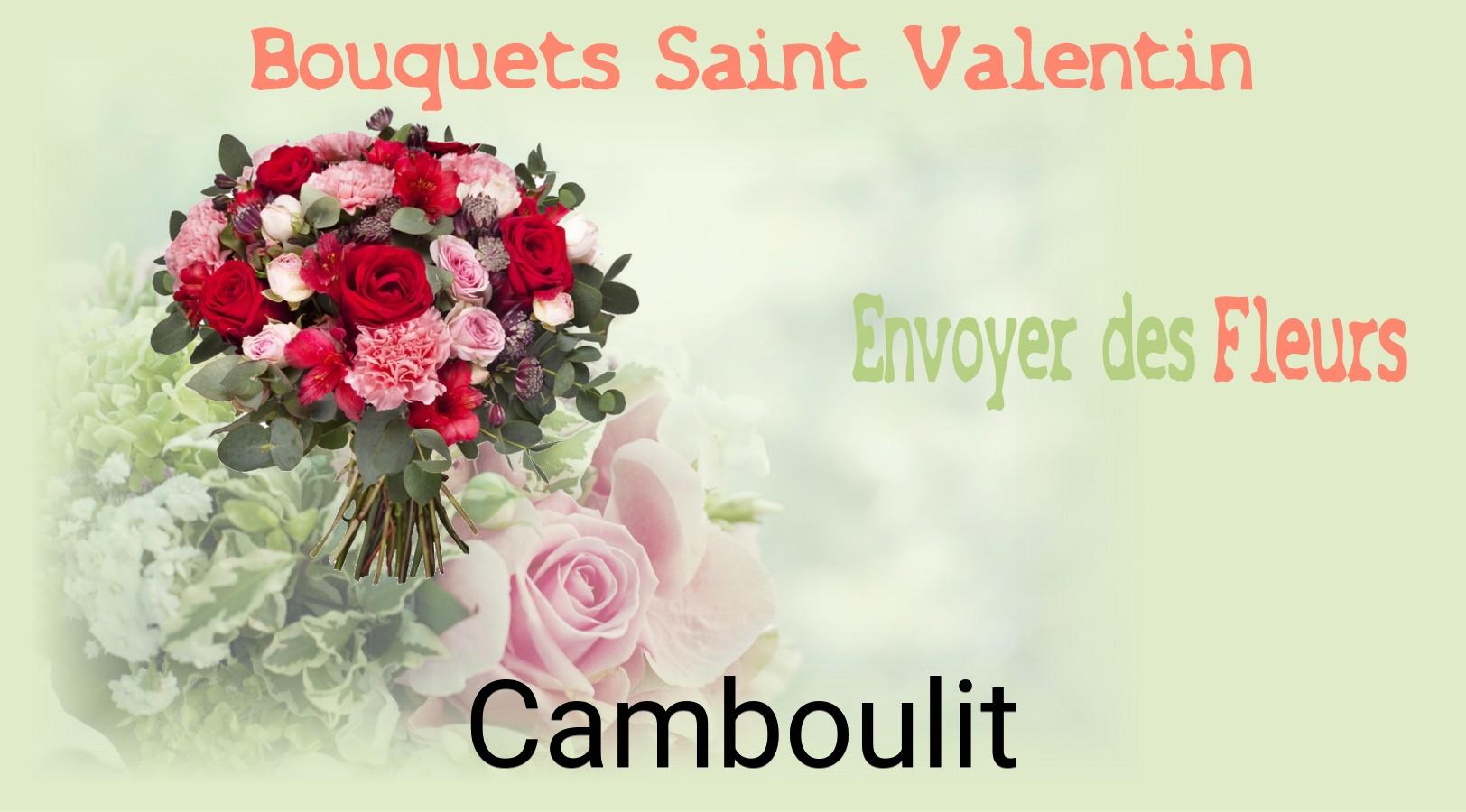 Roses de Saint-Valentin livrées à Camboulit